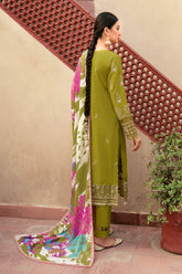 L-807 - 3PC Luxury Lawn Collection Mashaal By Ramsha